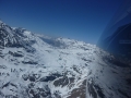 Überflug Berninapass nach Samedan